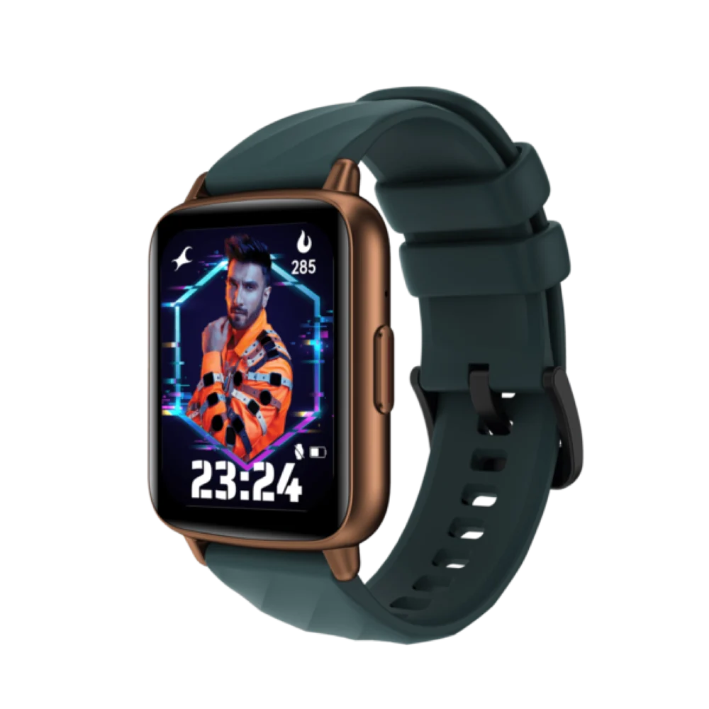 Fastrack Jupiter S1 Smart Watch with 1.83” TFT Display, 100+ Sports Modes & Smartwatch Faces, Upto 5 Day Battery, IP68- Teal