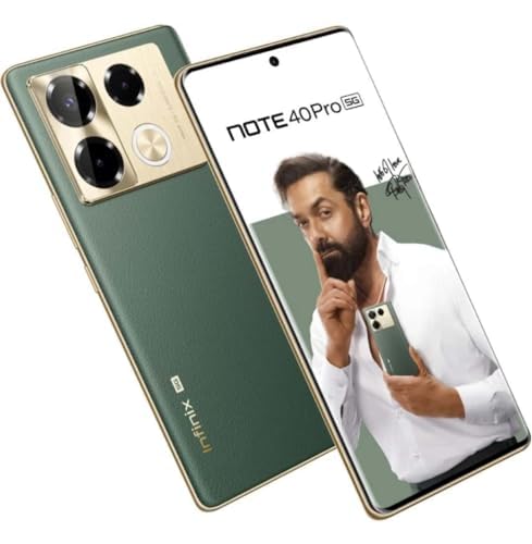 Infinix Note 40 Pro 5G Smart Phone X6851- (Vintage Green, 256 GB) (8 GB RAM), 17.22 cm (6.78 inch) Full HD+ Display, 108MP (OIS) Back Camera, 32MP Front Camera