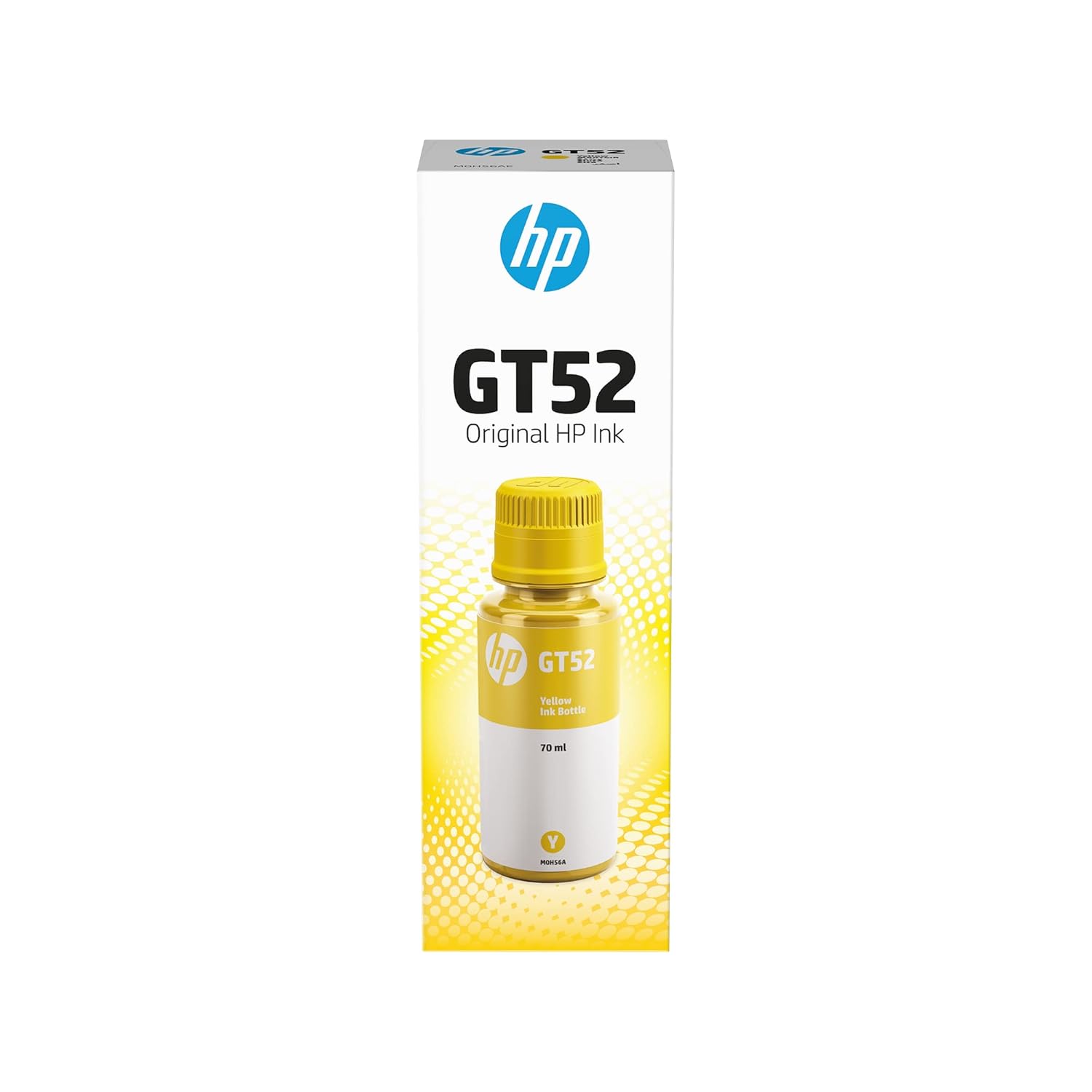 HP GT52 70-ml Yellow Original Ink Bottle- MOH54AA