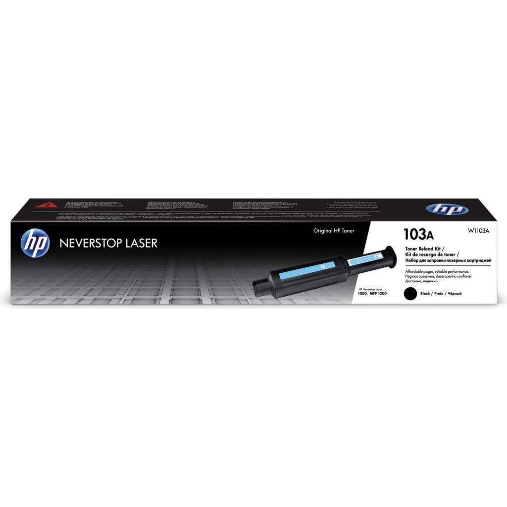 HP 103A Black Original Neverstop Laser Toner Reload Kit- W1103A