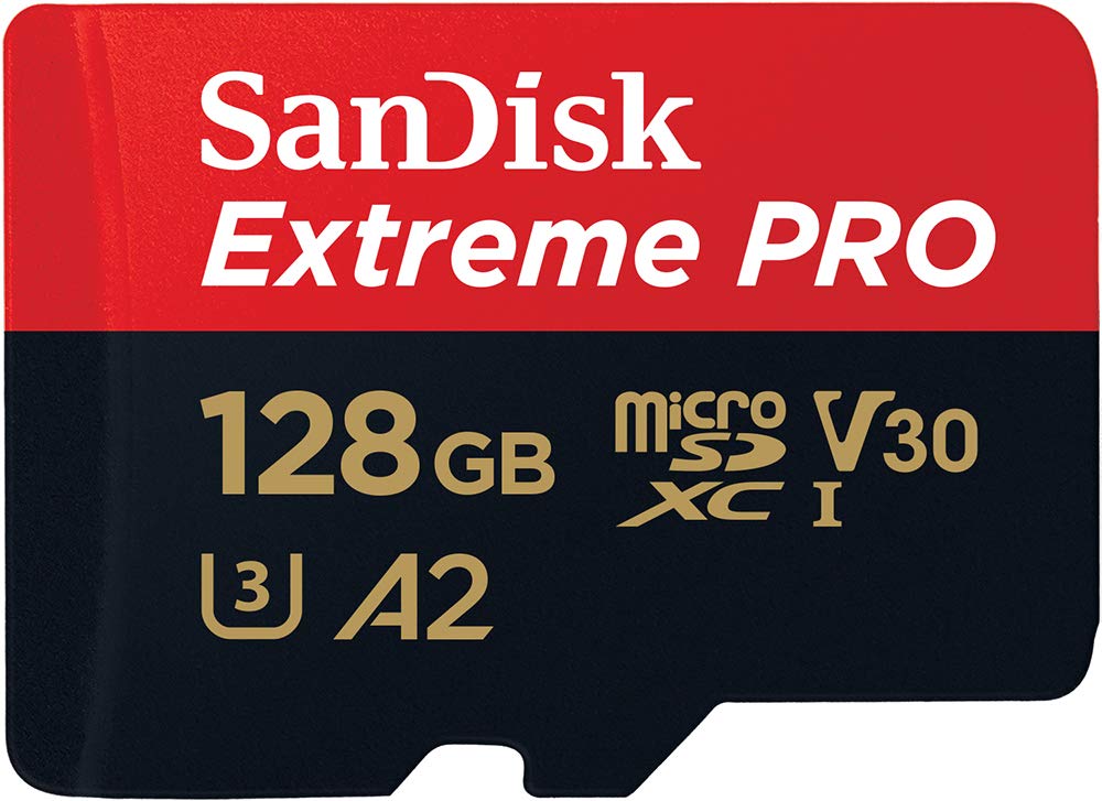 SanDisk Extreme Pro 128GB microSDXC UHS-I Memory Card