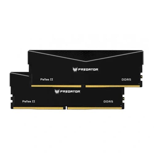 Acer Predator Pallas II 32GB (16GBx2) 6000MHz CL32 DDR5 RAM Black, BL-9BWWR-432