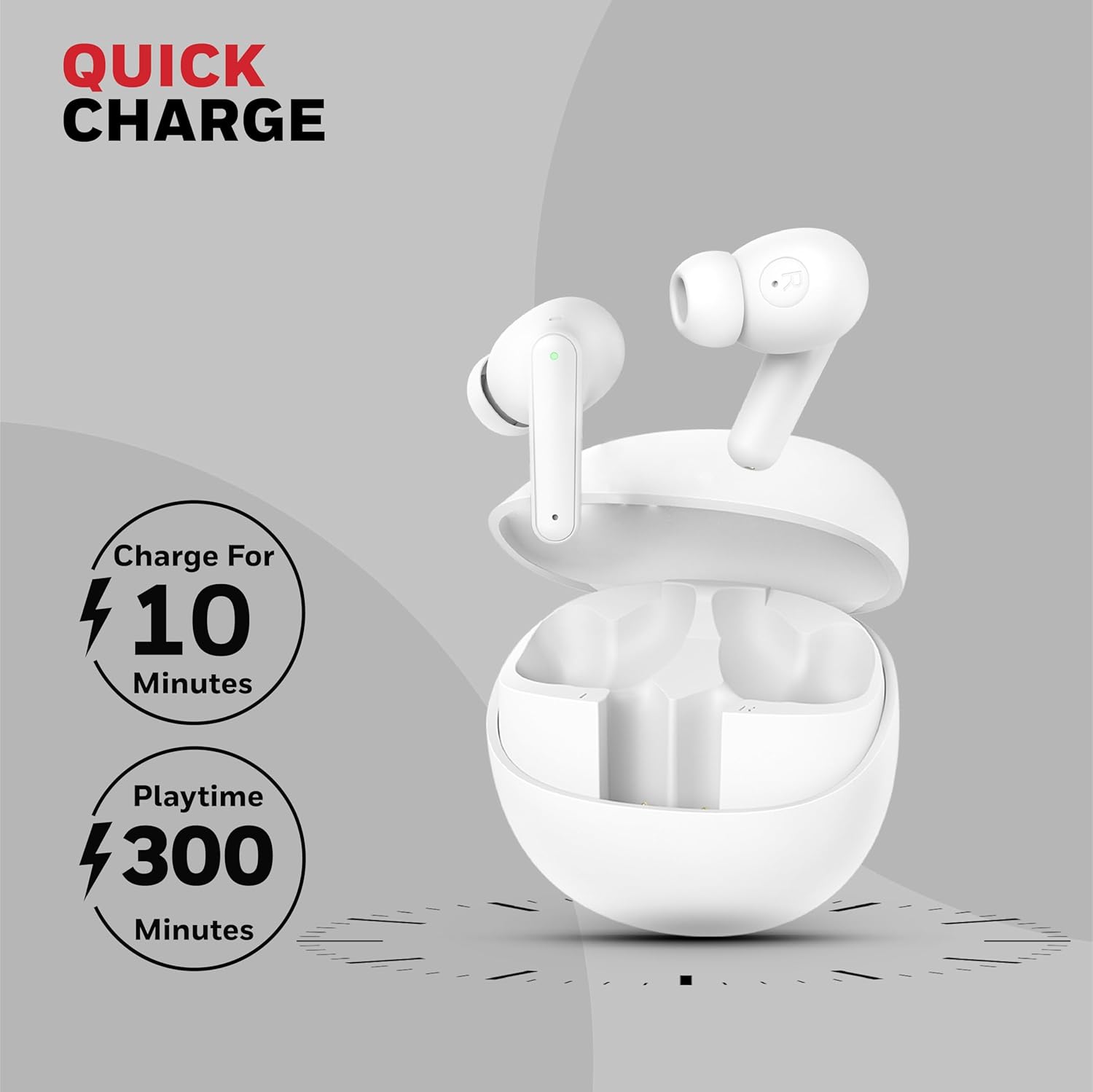 Honeywell Moxie V1400 TWS In-Ear Earbuds Bluetooth v5.4 , ENC with 4 Mics for HD Calling, 45H Battery Life, Stereo Sound, Deep Bass, IPX4, 40ms low latency Gaming Mode -White