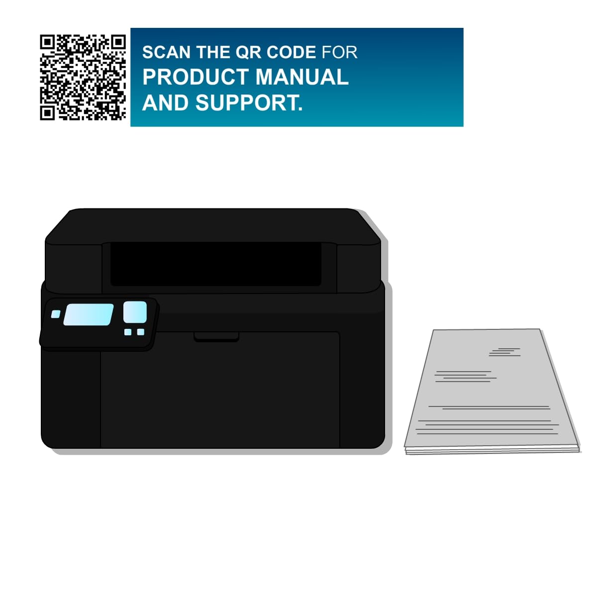 Canon LBP122DW imageCLASS Single Function (Print Only) Monochrome WiFi Laser Printer with Auto Duplex Printing for Home/Office- Black