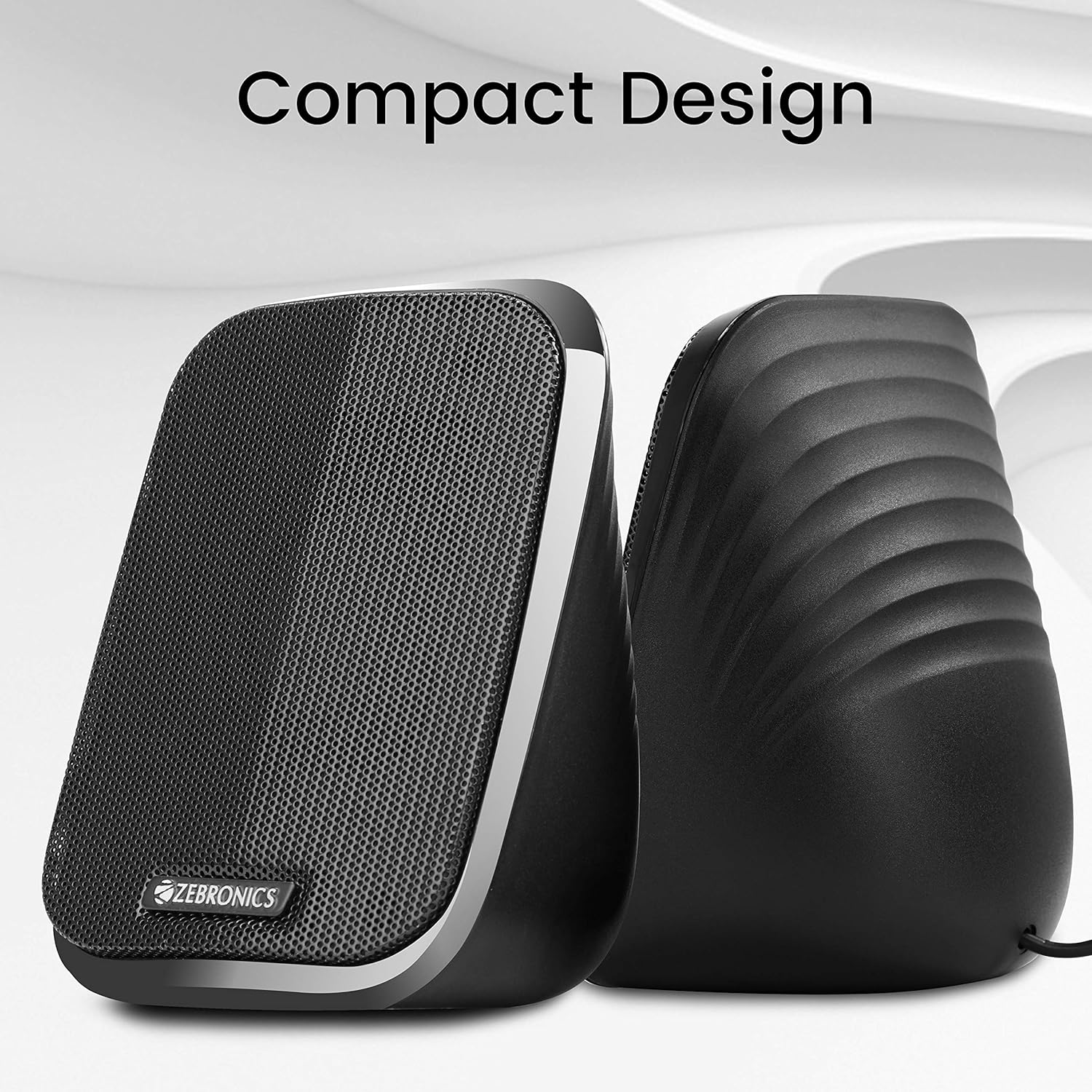 Zebronics Zeb-Fame 5watts 2.0 Multi Media Speakers with AUX, USB and Volume Control (Black) 