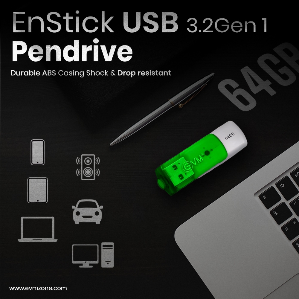 EVM 64GB ENSTICK USB 3.2 FLASH DRIVE