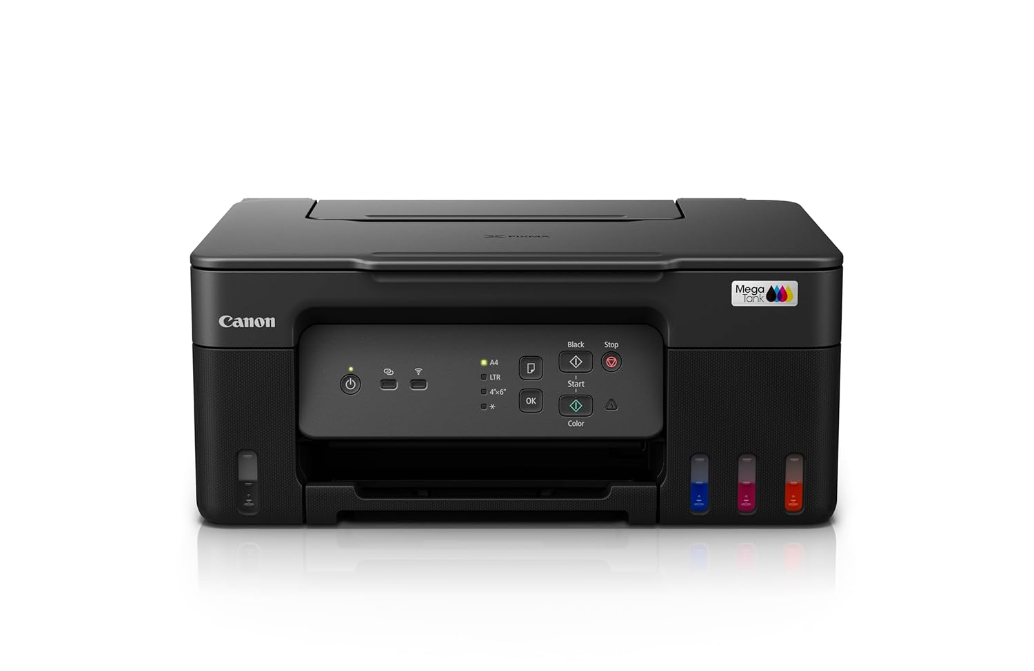 Canon G3730 Pixma MegaTank All-in-one (Print, Scan, Copy), Multi Function Wi-Fi Ink Tank Printer with Small Ink Bottles (Mobile & Cloud Printing, Black)