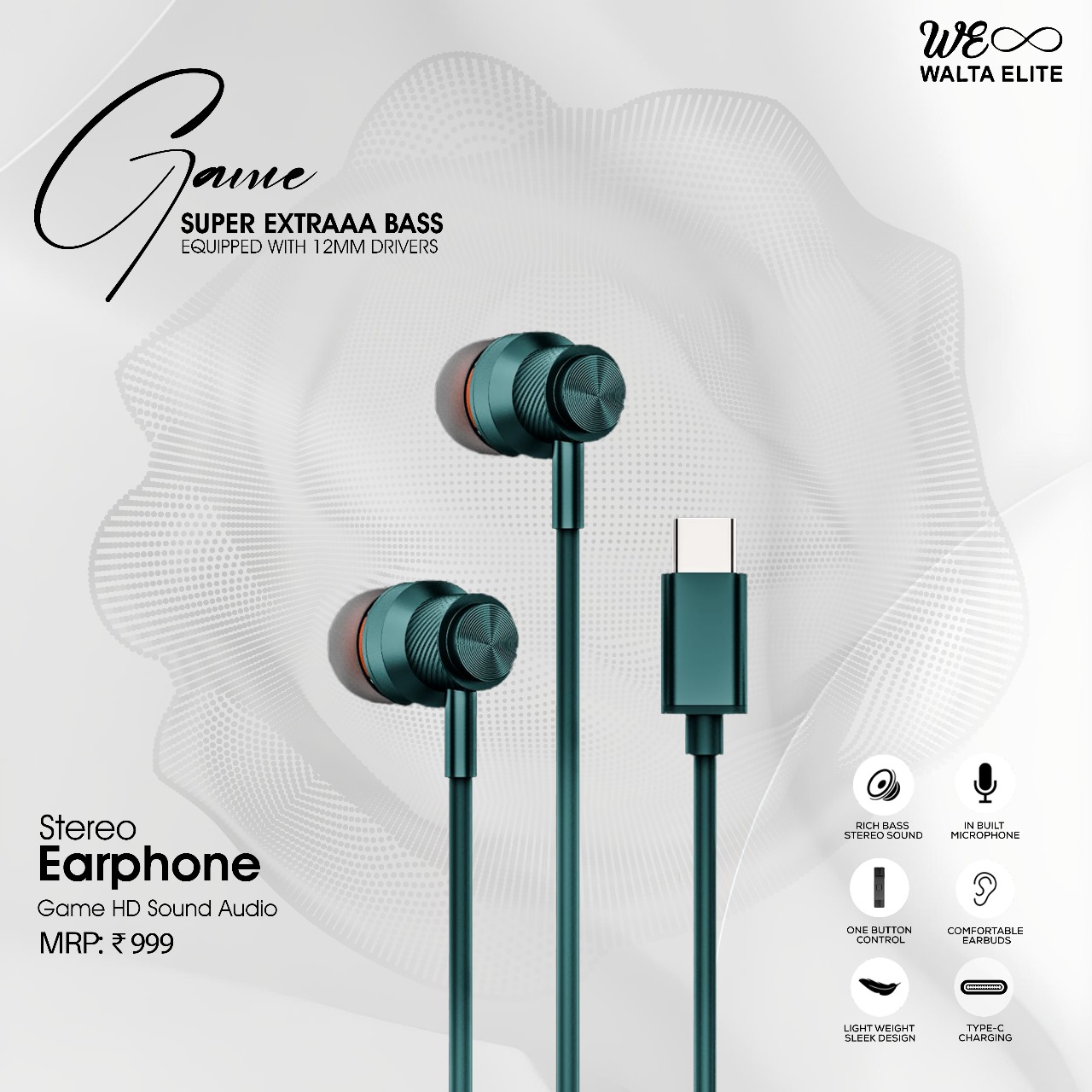Walta Elite GAME type C Earphone 