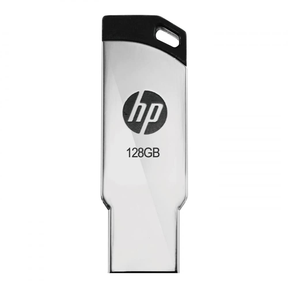 HP V236W USB 2.0 128GB Pen Drive-Silver