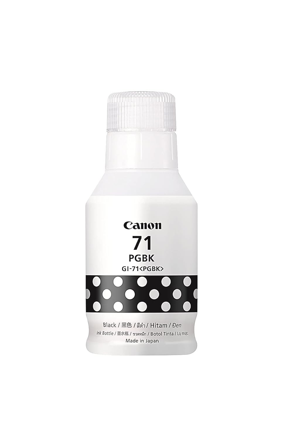 Canon PIXMA GI71 PGBlack Ink bottle Compatible for G1020,G2020,G3020,G2060,G3060, G1737,G2770,G3770,G4770, G1730,G2730,G3730