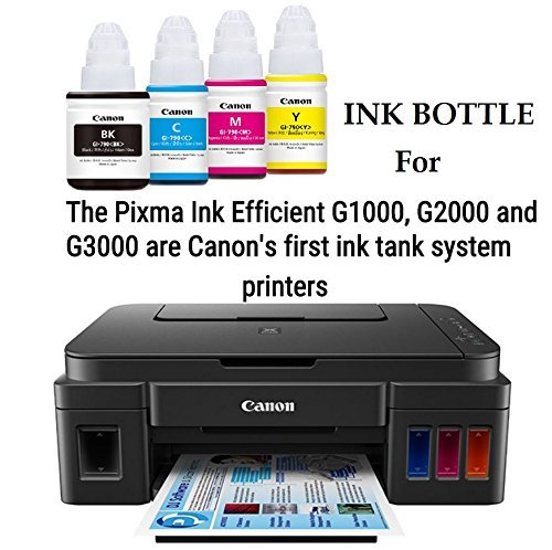 Canon PIXMA GI790 Cyan Ink Bottle Compatible for G1010, G2000, G2012, G3000, G3010, G3012, G4010 printers