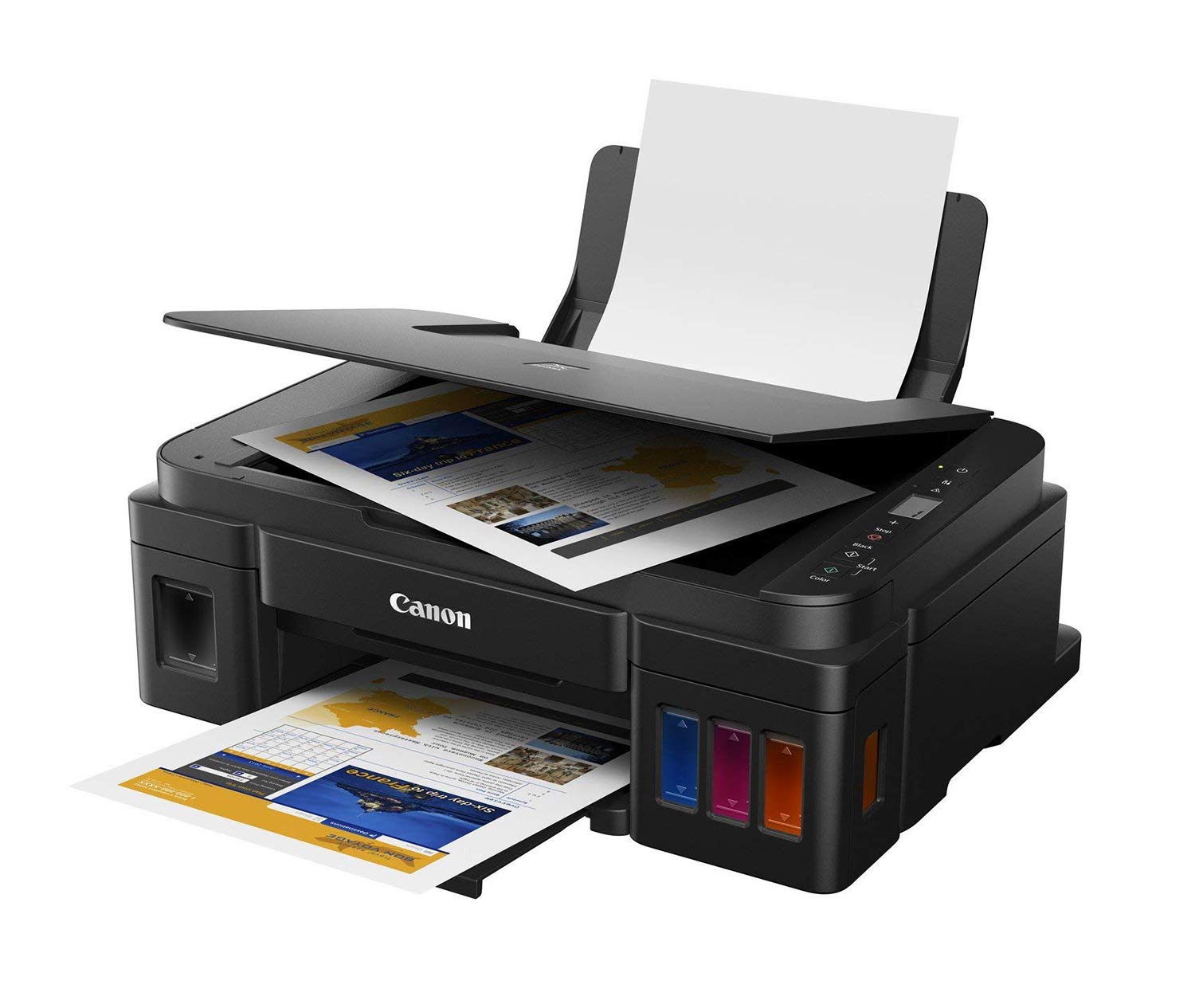 Canon G2010 Pixma MegaTank All-in-One Ink Tank Colour Printer (Black), Print, Scan & Copy  Multifunctional