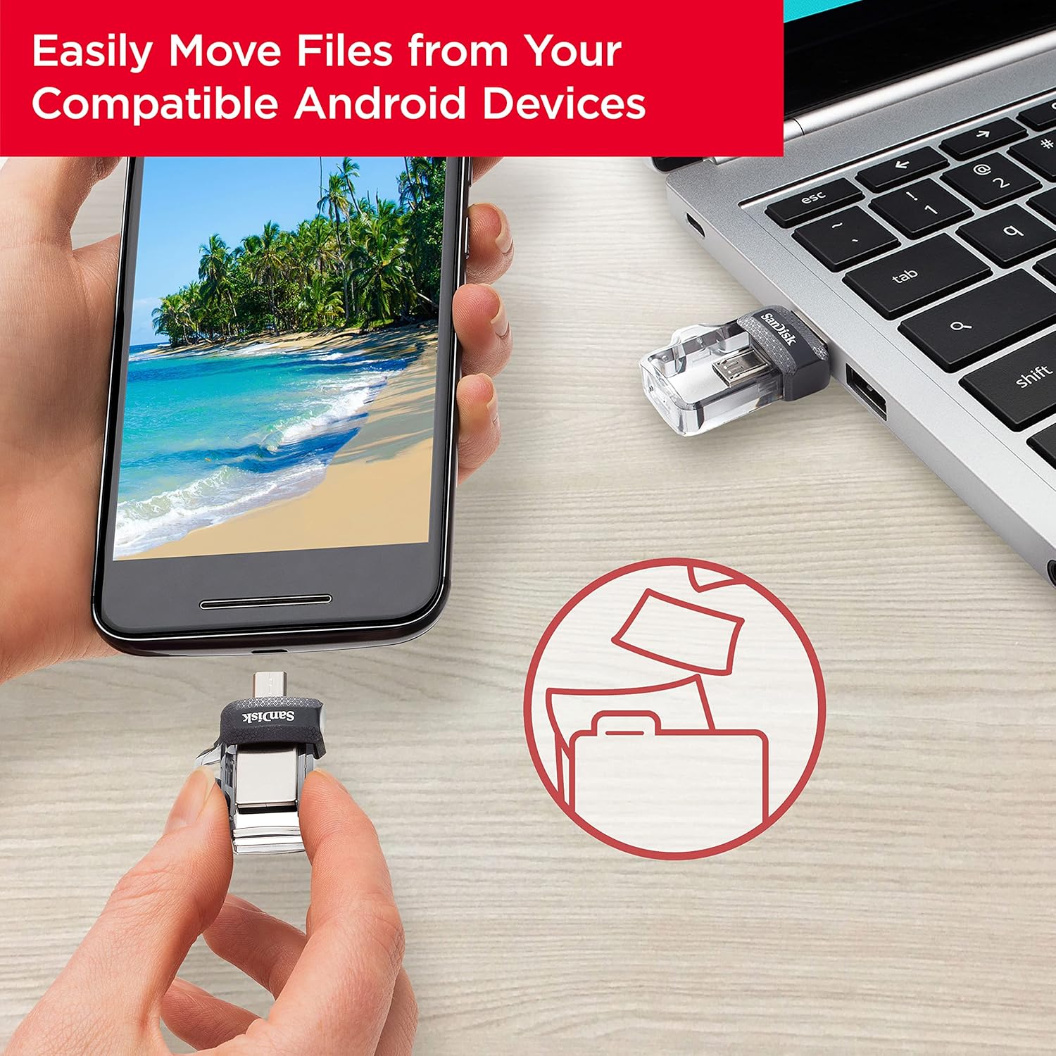SanDisk Ultra Dual 32GB USB 3.0 OTG Pen Drive (Black)
