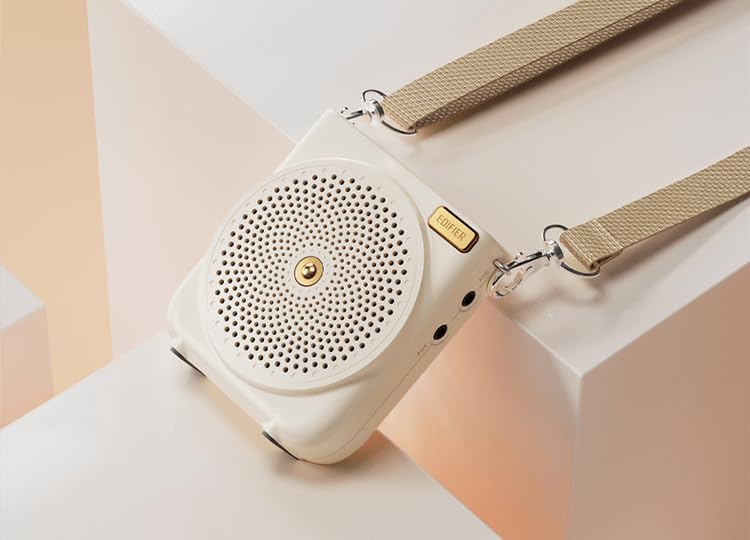 Edifier MF3 Portable Voice Amplifier with Precise Voice Pick-up and Effective Anti-Howling- White