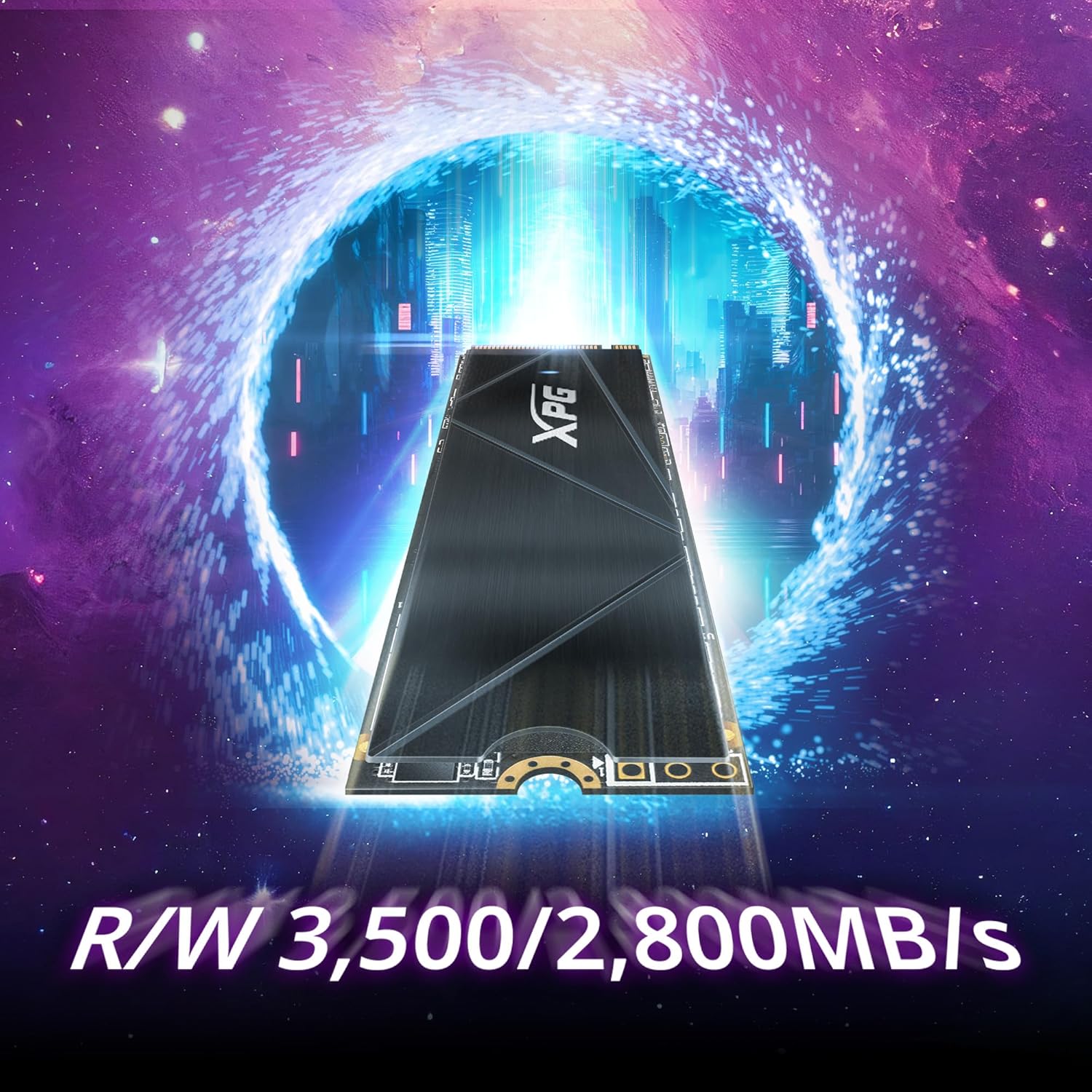 ADATA XPG GAMMIX S50 CORE 1000GB PCIe Gen4 x4 M.2 2280 Solid State Drive/SSD, Speed up to 3,500MB/s Compatible with PC and Laptop - SGAMMIXS50C-1000G-CS