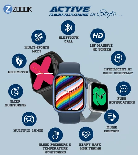 Zoook Smart Watch ACTIVE  Silver