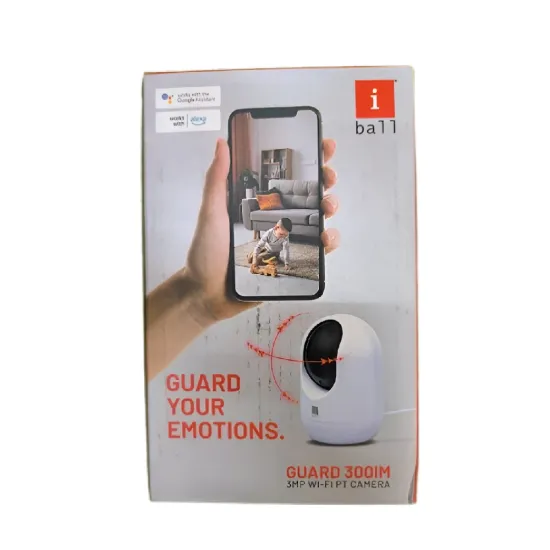 iBall Guard 300IM  3MP Wi-Fi PT Camera, CCTV Camera- White