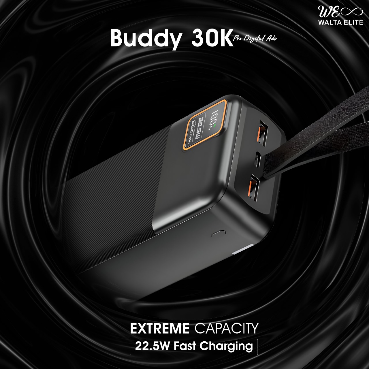 Walta Elite Buddy 30 Powerbank (30000 MAH) 