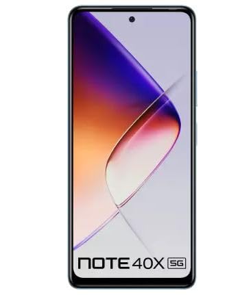 Infinix Note 40X 5G Smart Phone X6838 - Palm Blue (12GB, ROM 256GB), 17.22 cm (6.78 inch) Full HD+ Display
