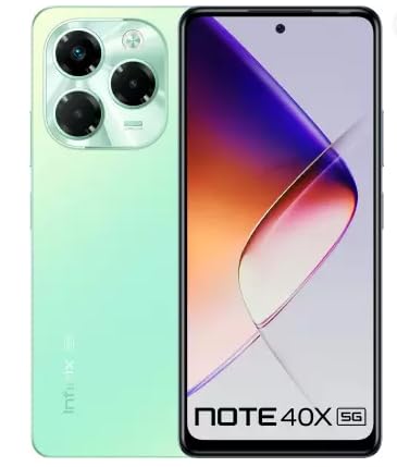 Infinix Note 40X 5G Smart Phone X6838 - Lime Green(12GB, ROM 256GB), 17.22 cm (6.78 inch) Full HD+ Display