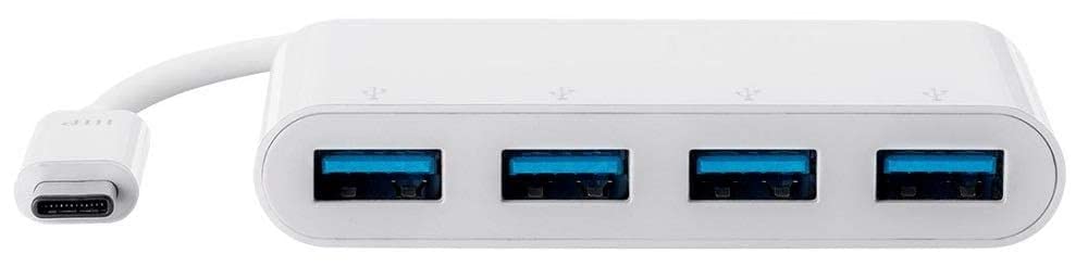 iball UTC-4USB Type-C to 4-Port USB 3.0 Hub USB Adapter Portable USB 3.0 4 Type-A Hub.