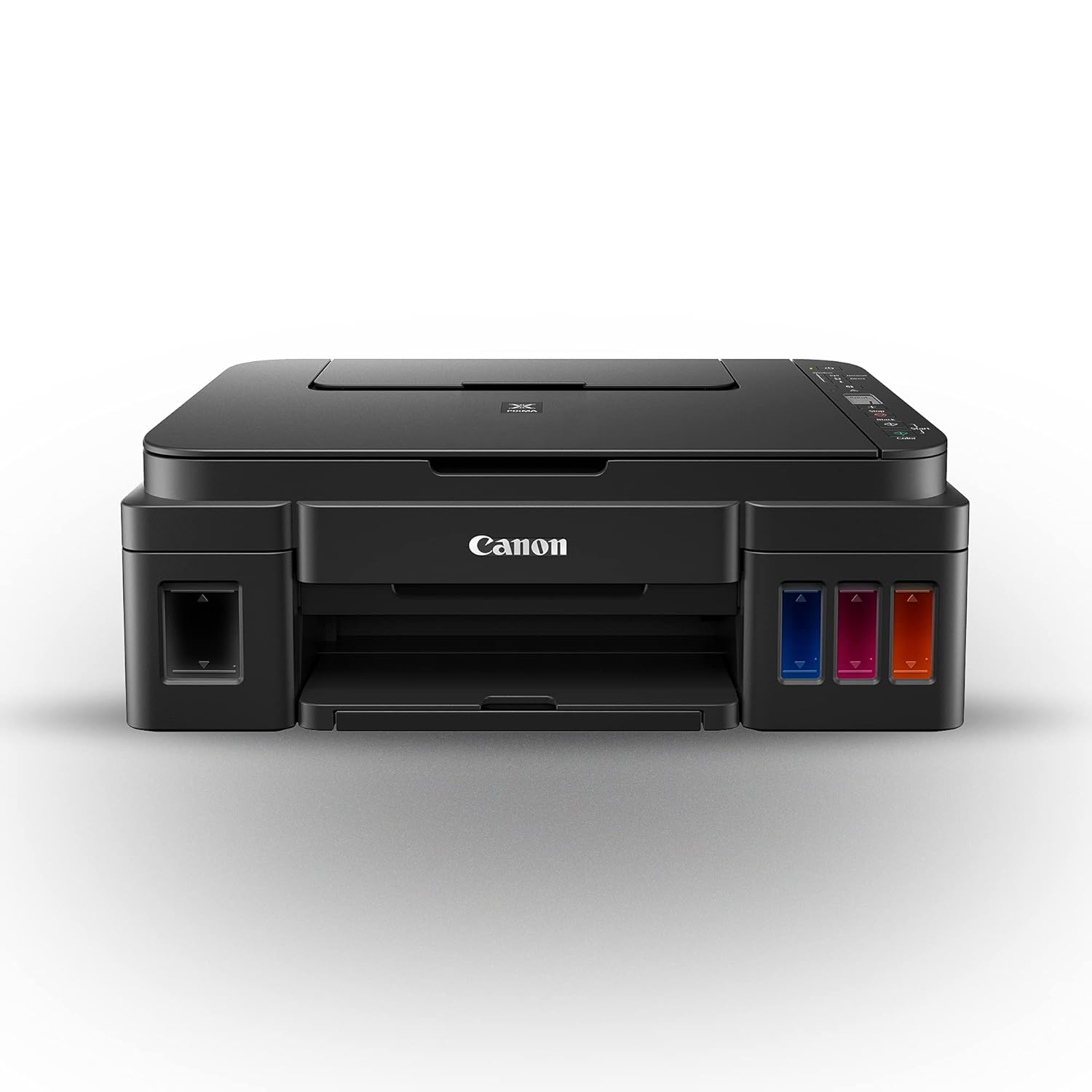 Canon G3010 Pixma MegaTank All-in-One Wireless Ink Tank Colour Printer, Refillable Ink Tank, Borderless Printing, Network-Ready- Black