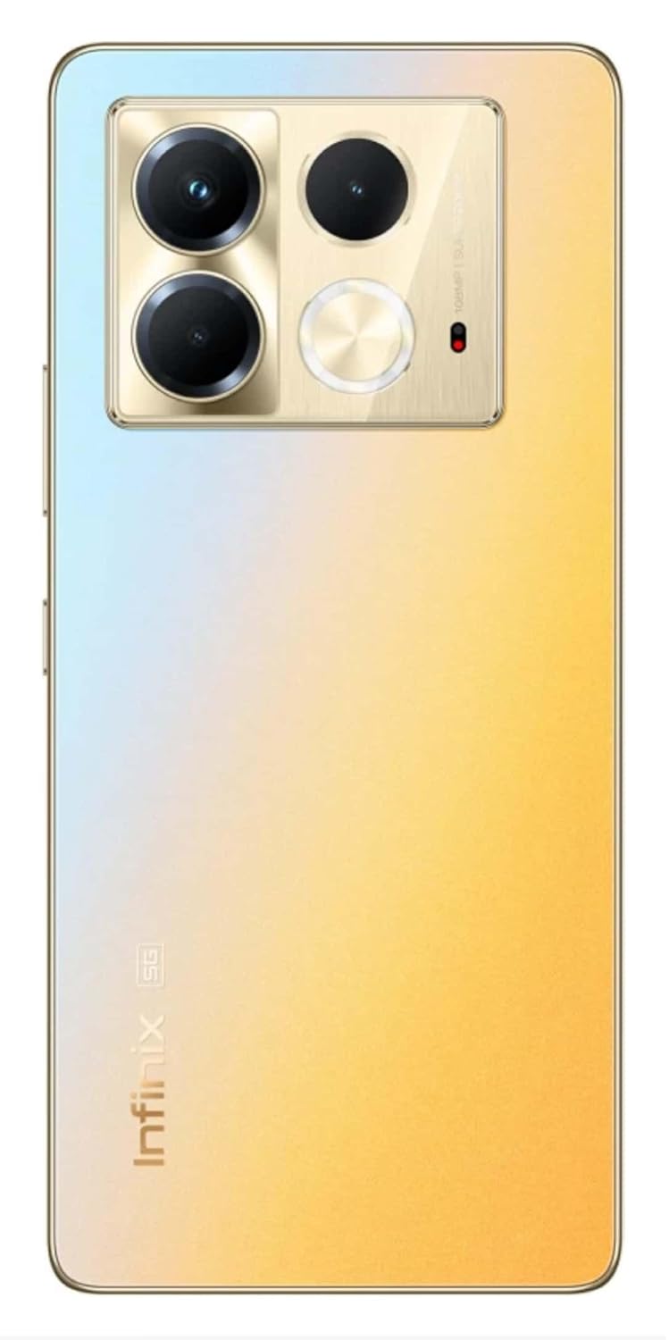 Infinix Note 40 5G X6852 Smart Phone- Titan Gold (256 GB) (8 GB RAM), 6.78-inch AMOLED display