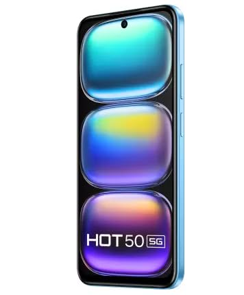 Infinix Hot 50 5G Smart Phone X6720, (Vibrant Blue, 128 GB) (4 GB RAM) Main Camera 48MP and 8MP Front, 17.02 cm (6.7 inch) HD+ Display