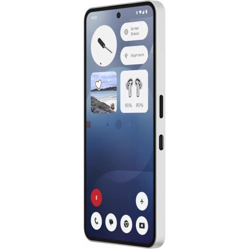 Nothing Phone (3A) 5G Smart Phone- White (8GB RAM, 128GB Storage), 17.2 cm (6.77 inch) Full HD+ Display, 50MP (Main) + 50MP (2X Tele Photo) + 8MP (Ultra-Wide)Camera, 5000 mAh Battery