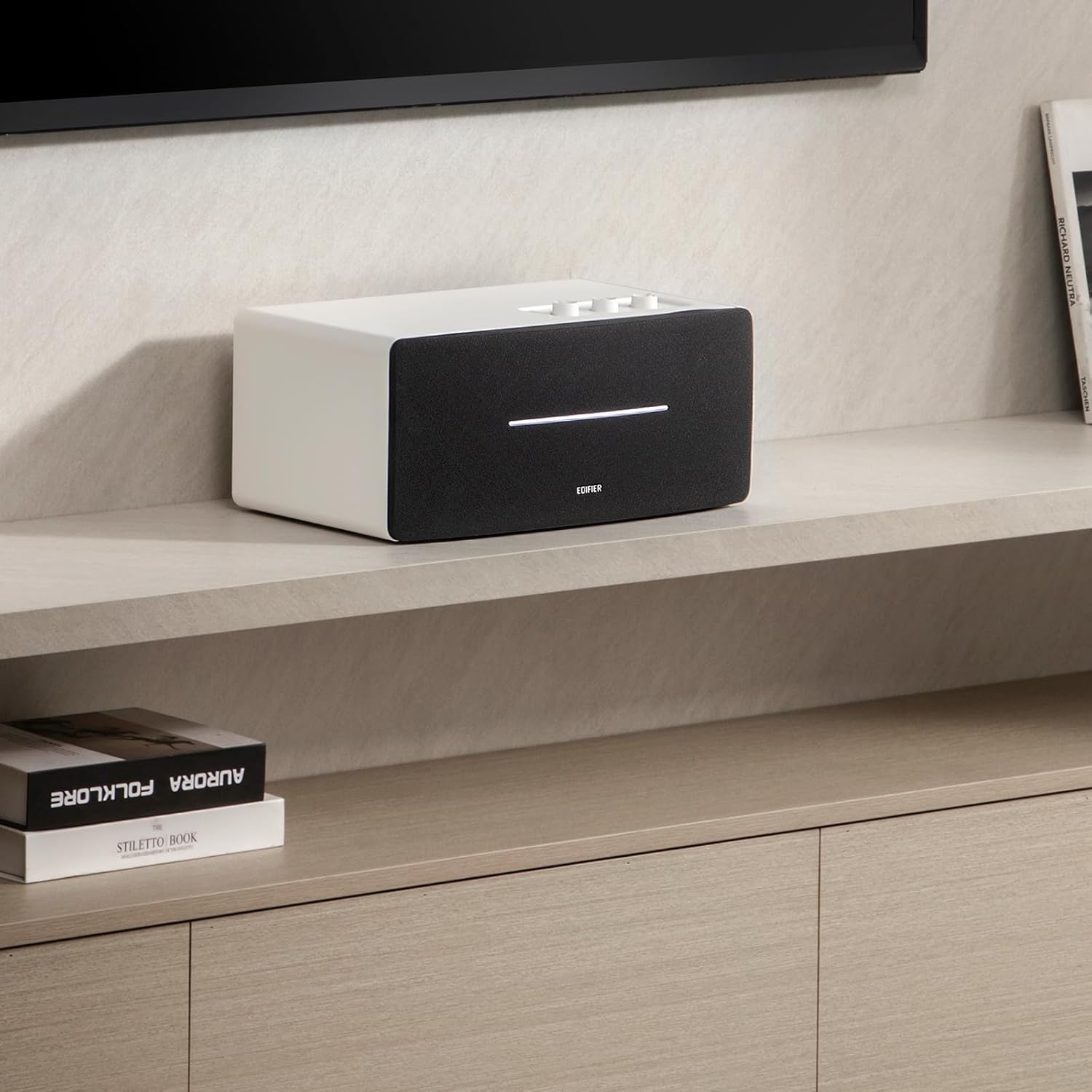 Edifier D12 Integrated Stereo Speakers- White