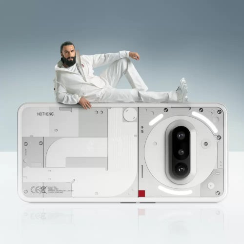 Nothing Phone (3A) 5G Smart Phone- White (8GB RAM, 128GB Storage), 17.2 cm (6.77 inch) Full HD+ Display, 50MP (Main) + 50MP (2X Tele Photo) + 8MP (Ultra-Wide)Camera, 5000 mAh Battery
