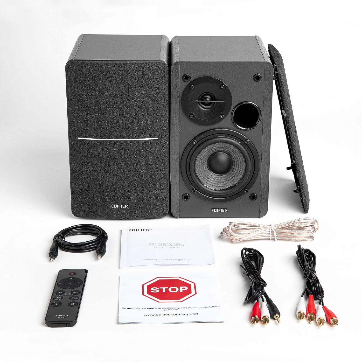 Edifier R1280DBs Active Bluetooth Bookshelf Speakers- Black