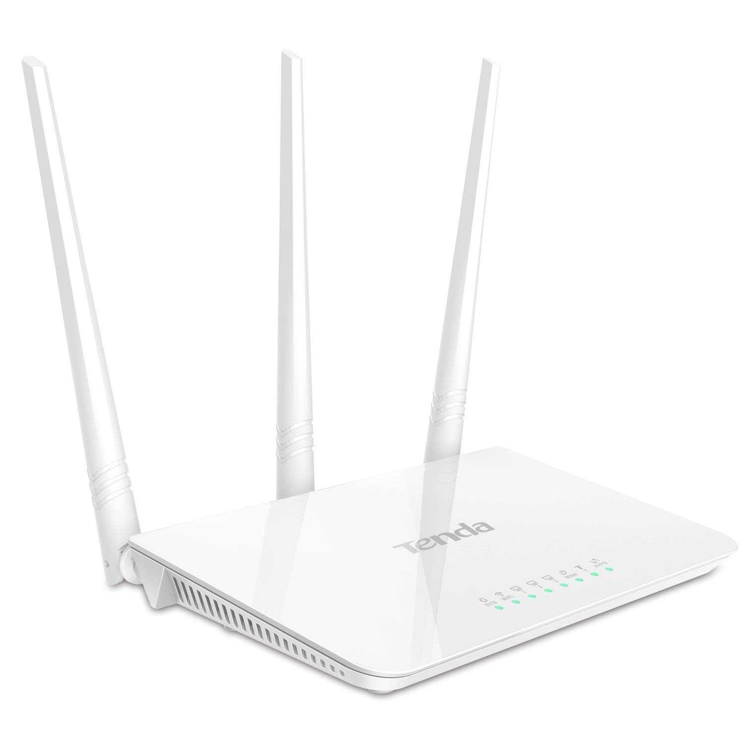 Tenda F3 300Mbps Wireless Router, 3LAN ,1WAN Port- White