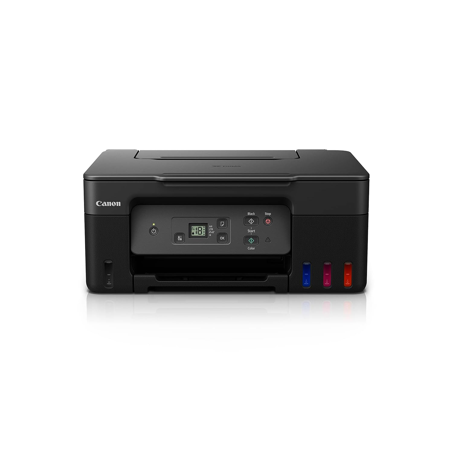 Canon G2770 Pixma MegaTank  All-in-one Inktank Colour Printer,Display Screen, Refillable Ink Tank, Borderless Printing- Black