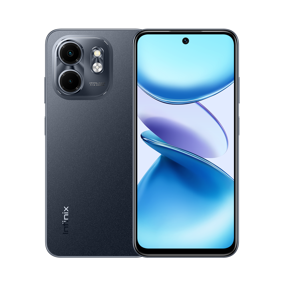 Infinix SMART 9 HD Smart Phone X6532C- (Metallic Black, 64 GB)  (3 GB RAM), 17.02 cm (6.7 inch) HD+ Display, 13MP Rear Camera, 8MP Front Camera, 5000 mAh Battery.