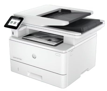 HP Laserjet Pro MFP 4104DW Printer, Monochrome and Colour Wireless Laser Printers - White