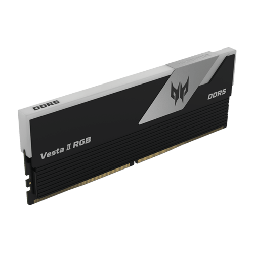 Acer Predator Vesta II RGB Series 64GB (32GBx2) DDR5 6000MHz Desktop Ram (Black) BL-9BWWR-334