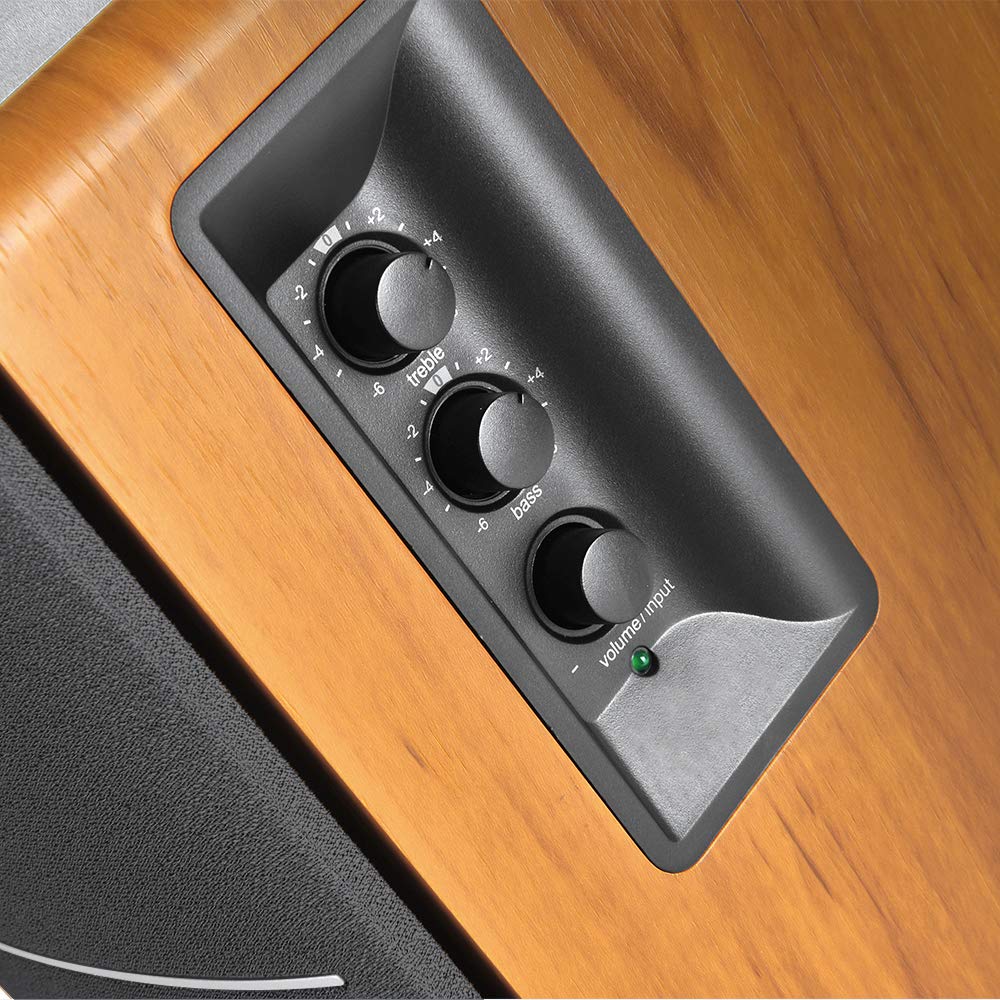 Edifier R1280DBs Active Bluetooth Bookshelf Speakers- Brown