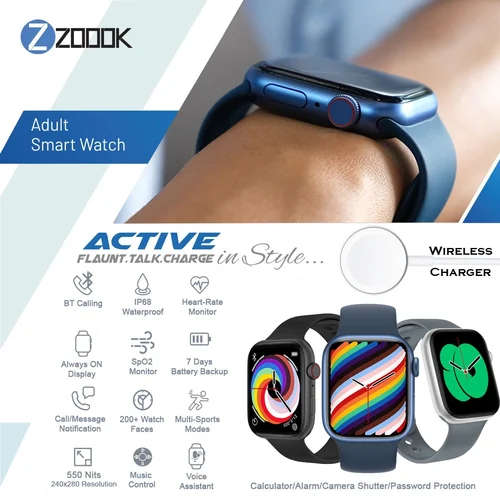 Zoook Smart Watch ACTIVE (Blue)