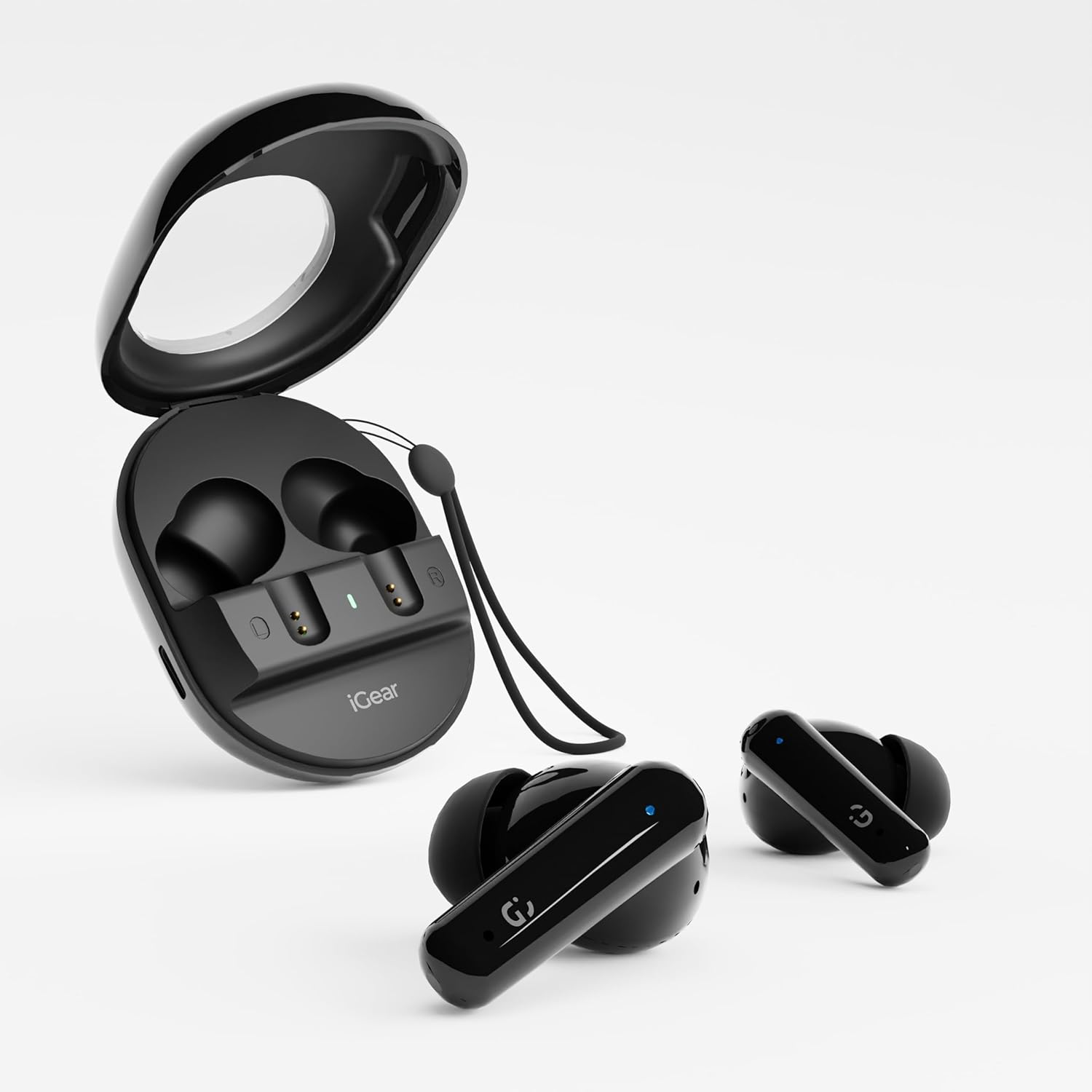 iGear Astro iG-1029 Wireless Earbuds Stylish HiFi Audio with 40-Hour Playtime (Black)