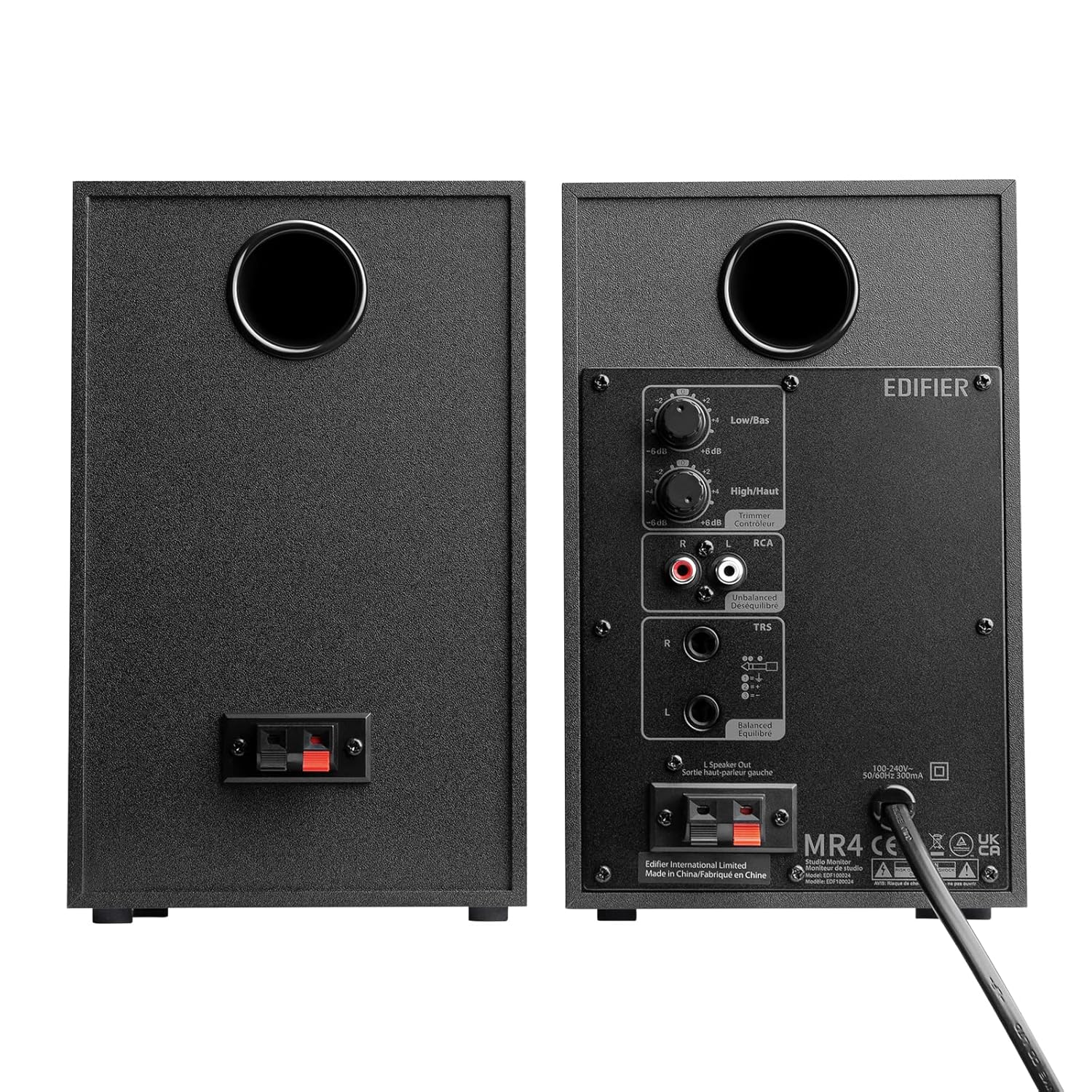 Edifier MR4 Powered Studio Monitor Speakers- Black