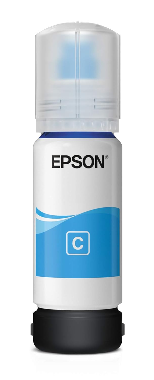 Epson 003 65ml Ink Bottle Cyan Blue Compatible for EcoTank L1110/L3100/L3101/L3110/L3115/L3116/L3150/L3151/L3152/L3156/L5190  