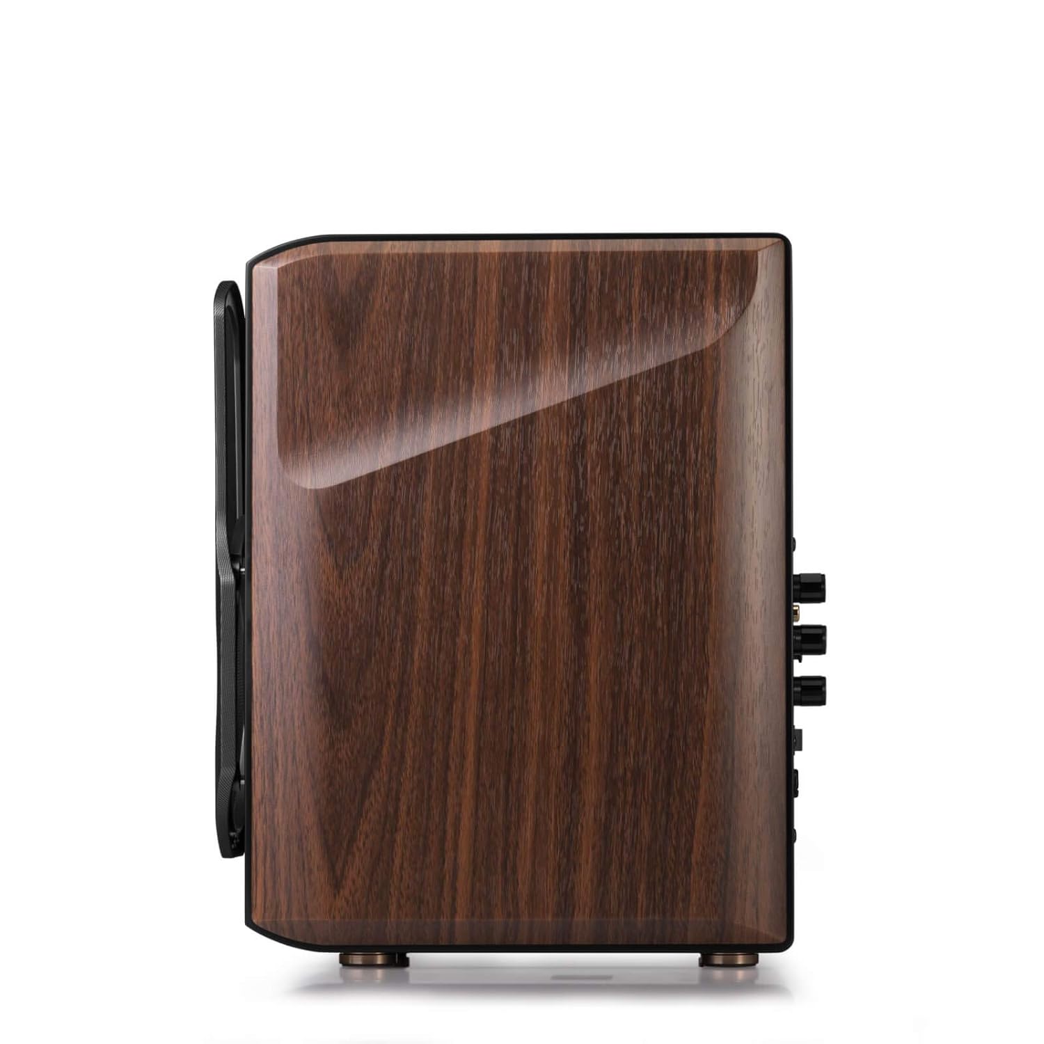 Edifier S2000MKIII Powered Bluetooth Bookshelf 2.0 Speakers - Near-Field Active Tri-Amped 130w Studio Monitor Speakers for Audiophiles with Wireless, Line-in and Optical Input- Brown