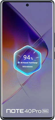 Infinix Note 40 Pro Plus 5G Smart Phone X6851- (Obsidian Black,256 GB) (12 GB RAM), 17.22 cm (6.78 inch) Full HD+ Display, 108MP (OIS) Back Camera, 32MP Front Camera