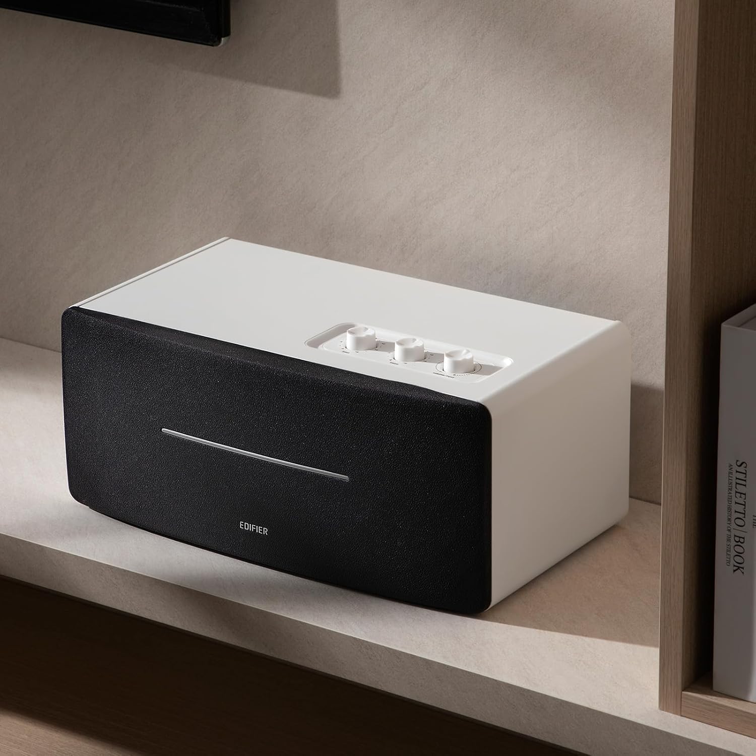 Edifier D12 Integrated Stereo Speakers- White