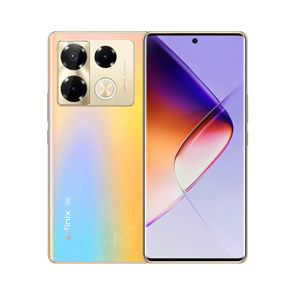 Infinix Note 40 Pro 5G Smart Phone X6851- (Titan Gold, 256 GB) (8 GB RAM), 17.22 cm (6.78 inch) Full HD+ Display, 108MP (OIS) Back Camera, 32MP Front Camera