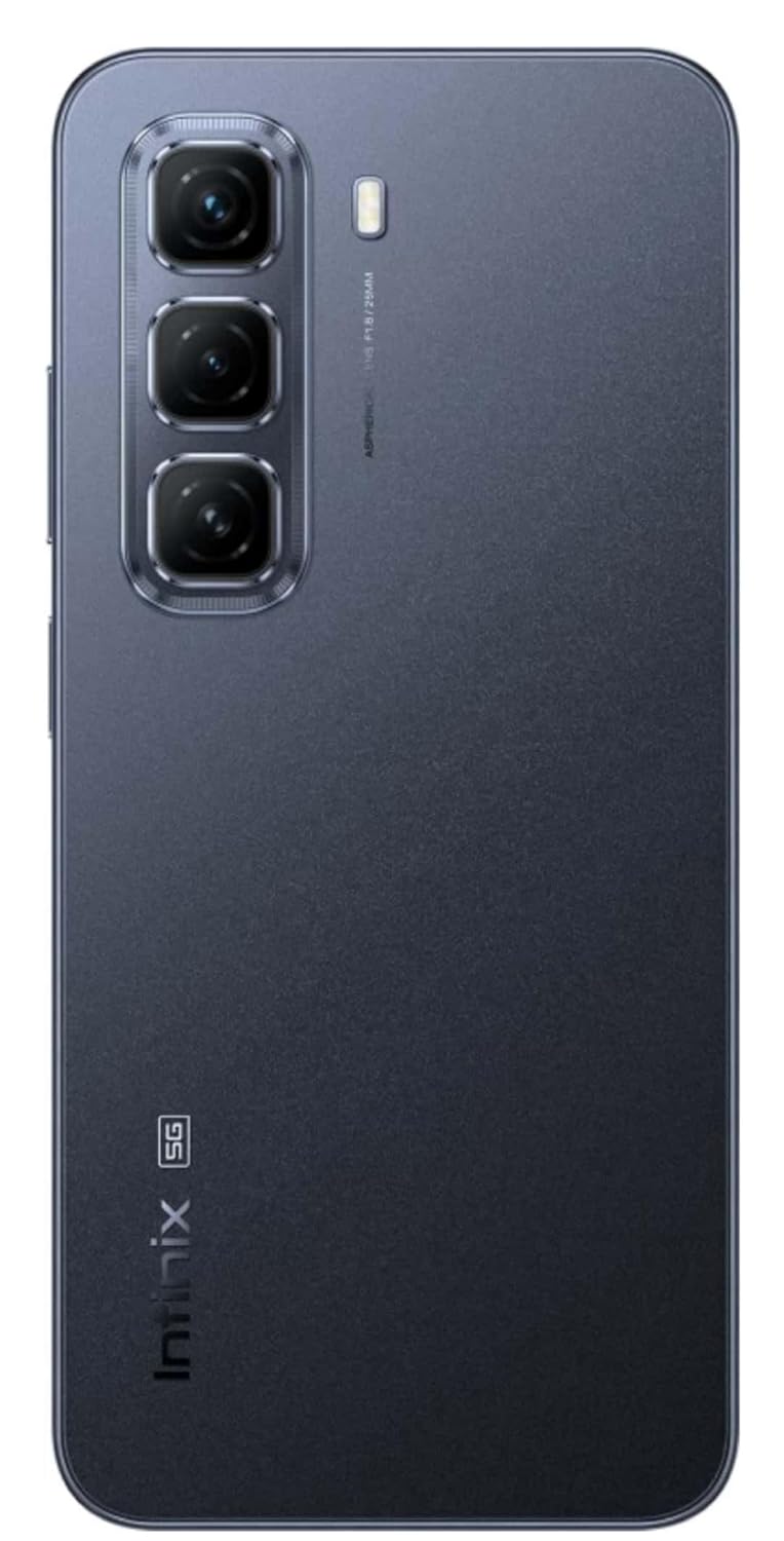Infinix Hot 50 5G Smart Phone X6720, (Sleek Black, 128 GB) (8 GB RAM) Main Camera 48MP and 8MP Front, 17.02 cm (6.7 inch) HD+ Display