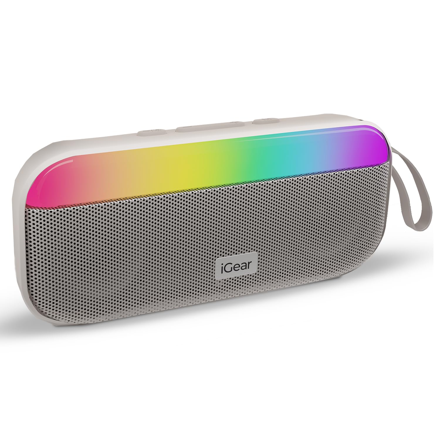 iGear Pulse iG-1151 10W Mega Bass Speaker with RGB Lights (WHite)