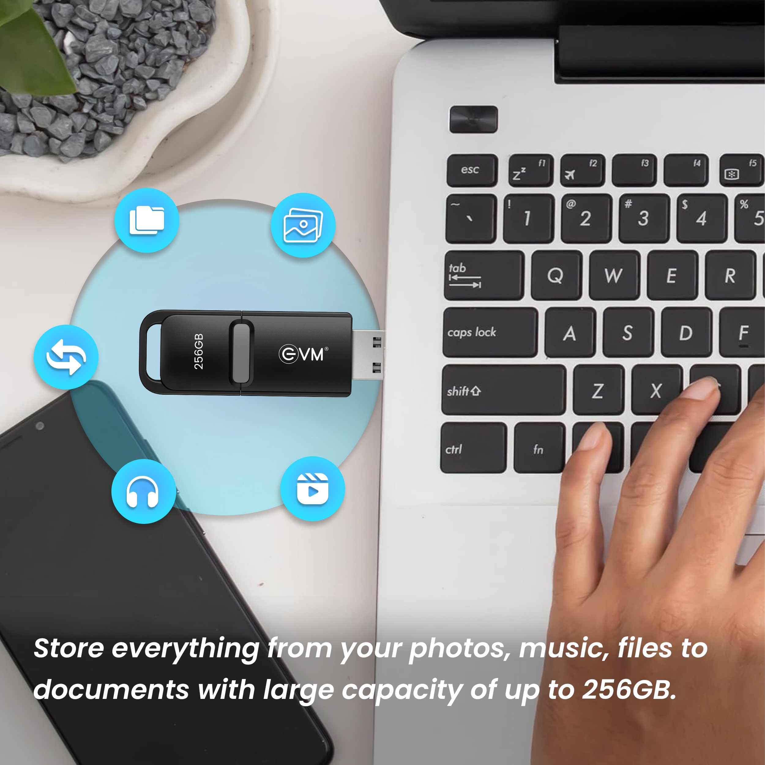 EVM 256GB EnX USB 3.2 PENDRIVE (ENX/256G)