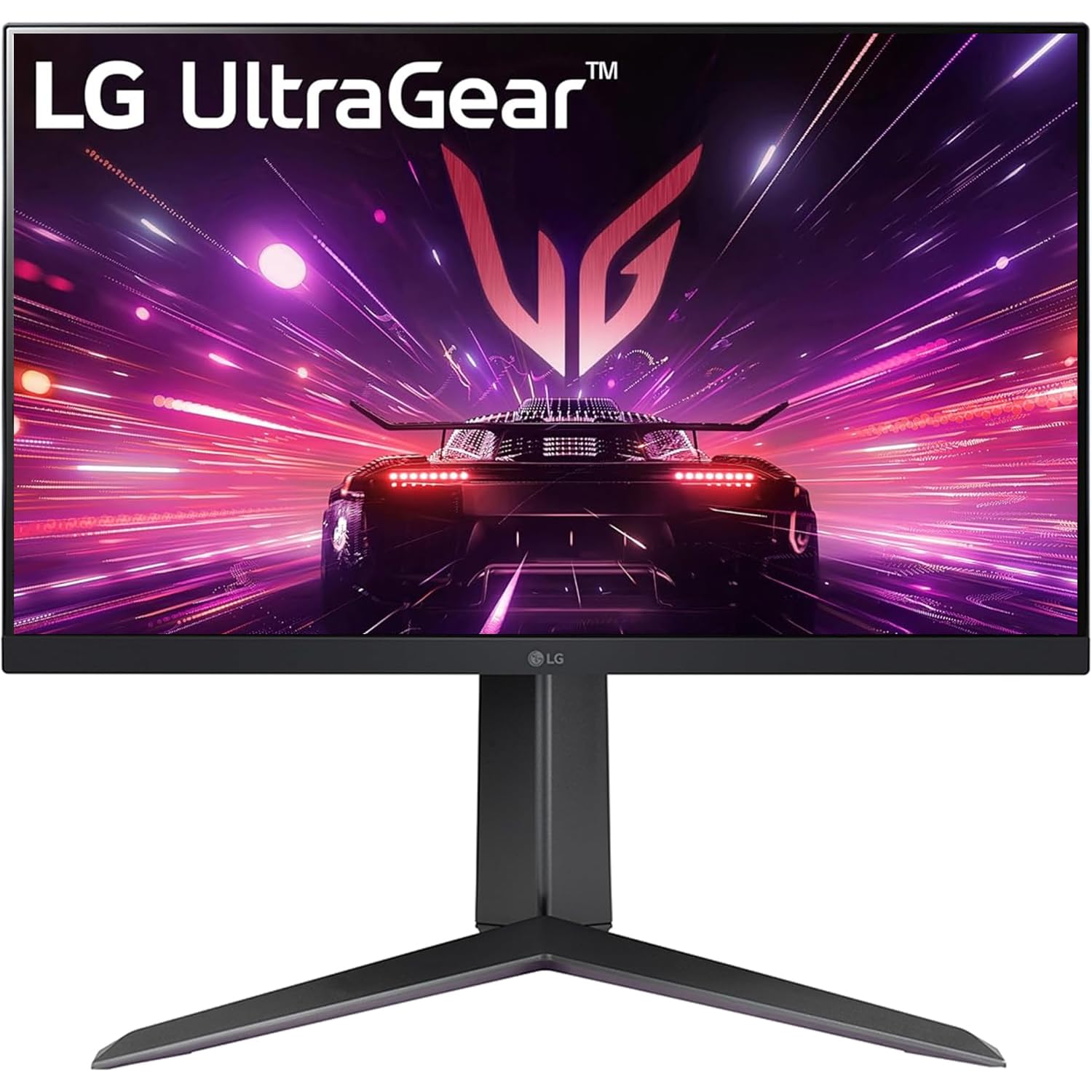LG 24GS65F-B 24Inch IPS Full HD Gaming Monitor with HDR 10, AMD Free Sync, Height/Pivot/Tilt Adjustable Stand, Borderless Design, DP, HDMI -Black